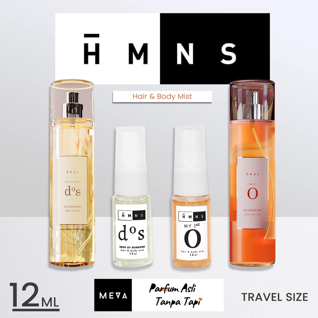 HMNS | DECANT HAIR &amp; BODY MIST 12ml TRAVEL SIZE MY 1st O / DROP OF SUNSHINE