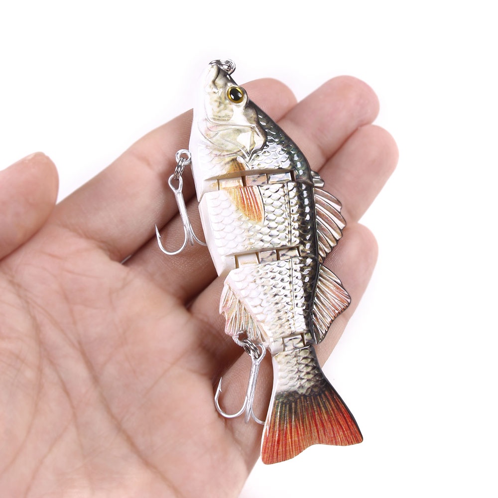 Hengjia 1pc Umpan Pancing Hardlure Bentuk Ikan Imitasi 10cm / 22g