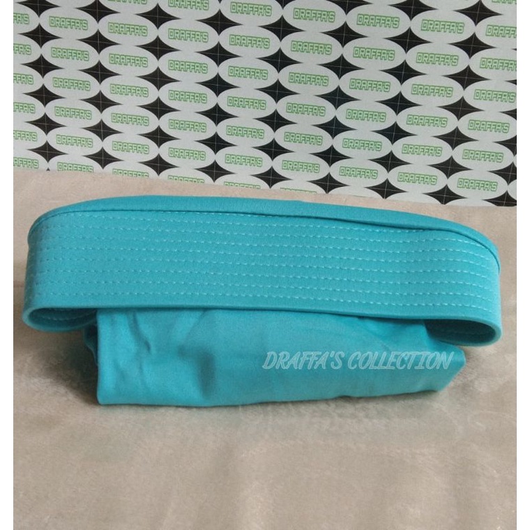(ukuran M )Bergo oval polos /Daily Hijab/Kerudung sekolah/Jilbab lnstan/Bergo ASRI.-Tosca Muda (M)