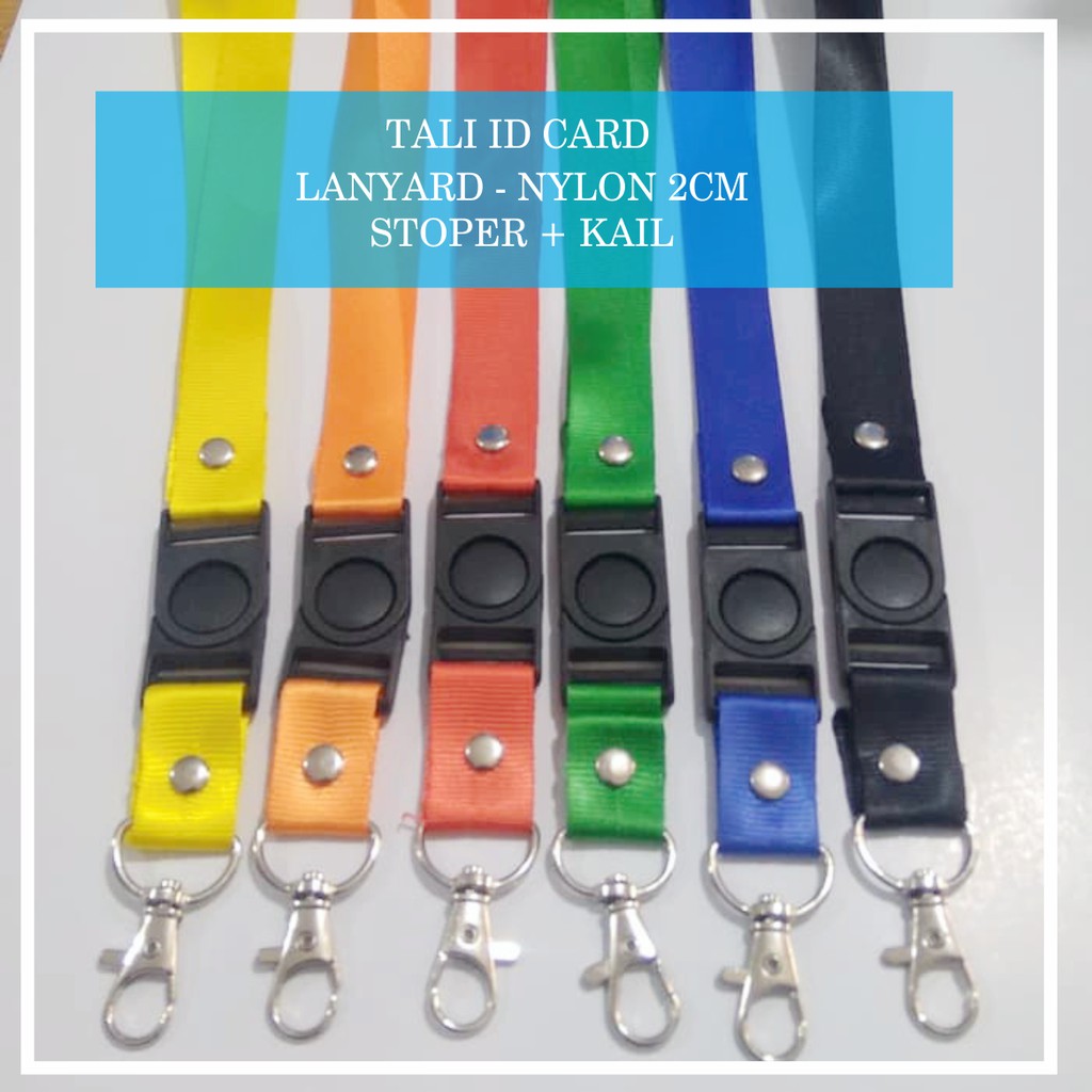 

Tali Id Card Lanyard - Stoper 2 cm