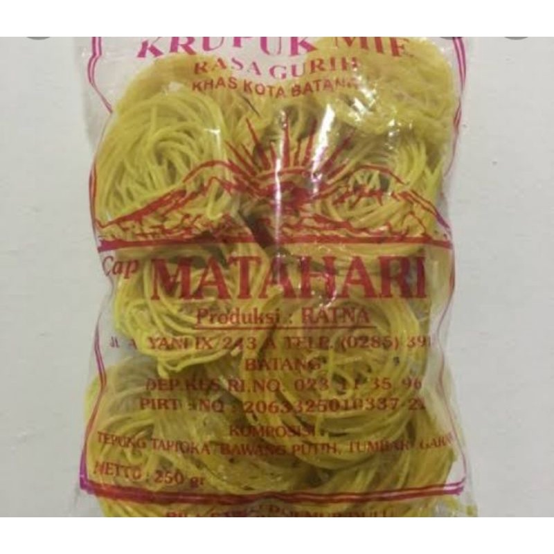 

Kerupuk Mie Cap Matahari