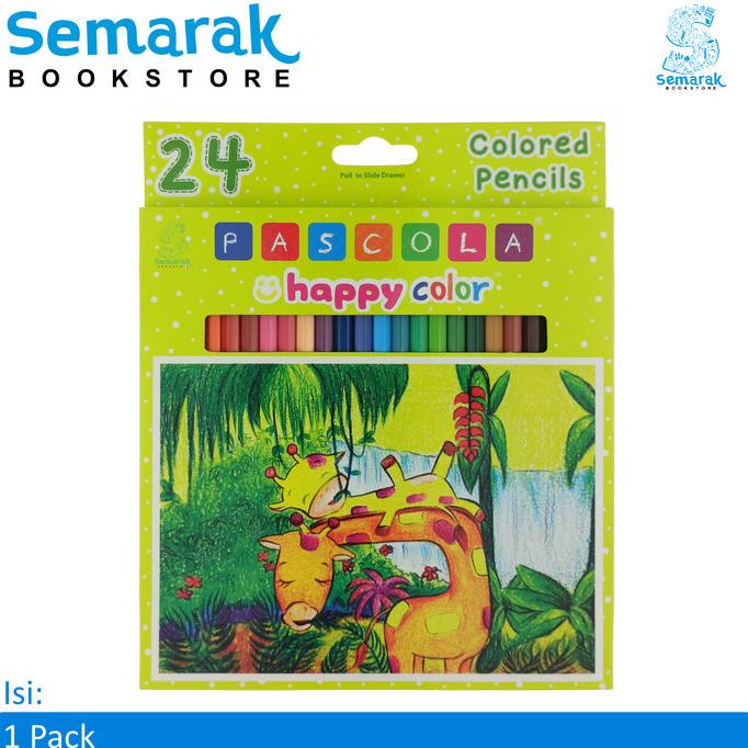 

Pensil Warna Pascola Happy Color 24 Warna