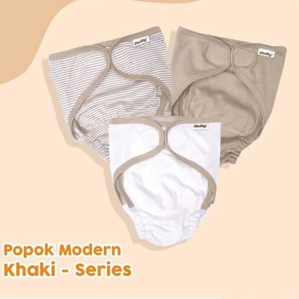 Fluffy popok perekat ISI 3PCS popok bayi modern