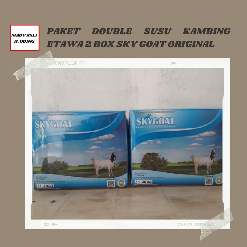 

PAKET MURAH 2 BOX - SUSU KAMBING ETAWA - Sky goat Original