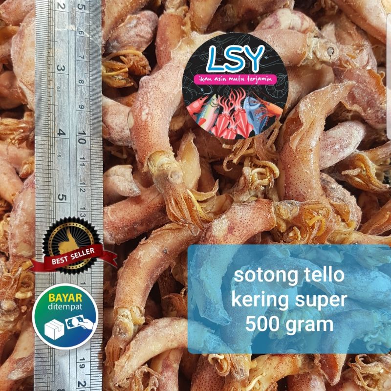 

ikan asin cumi sotong jarum telur /sotong kering super 500gr