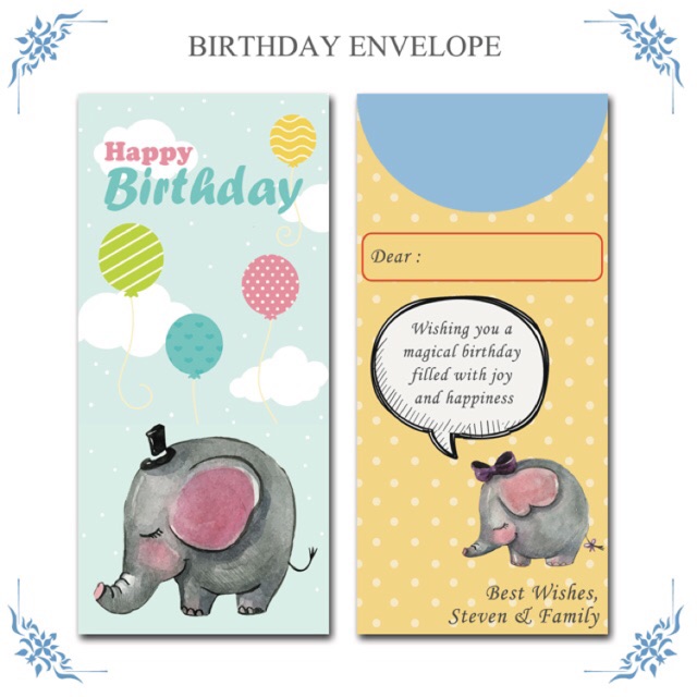 

AMPLOP ULANG TAHUN (3pcs) BIRTHDAY ENVELOPE ANGPAO
