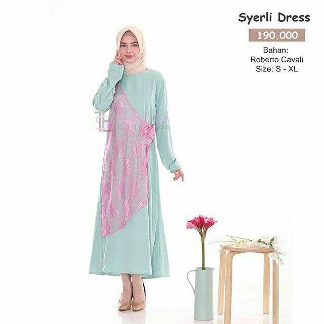 Syerli Dress - Gamis Pesta Kondangan Roberto Cavali