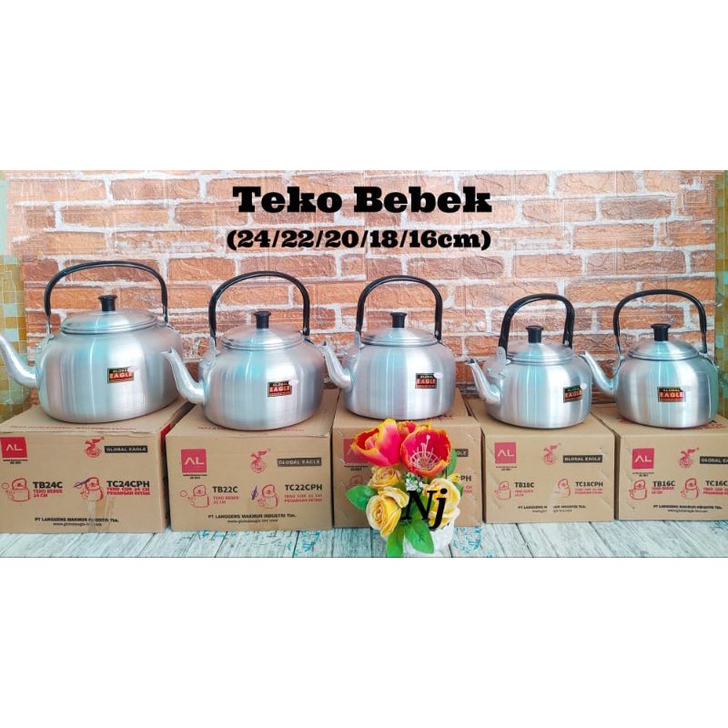 TEKO COR GLOBAL EAGLE/TEKO WARUNG KOPI/CERET  AIR ALUMUNIUM/TEKO BEBEK