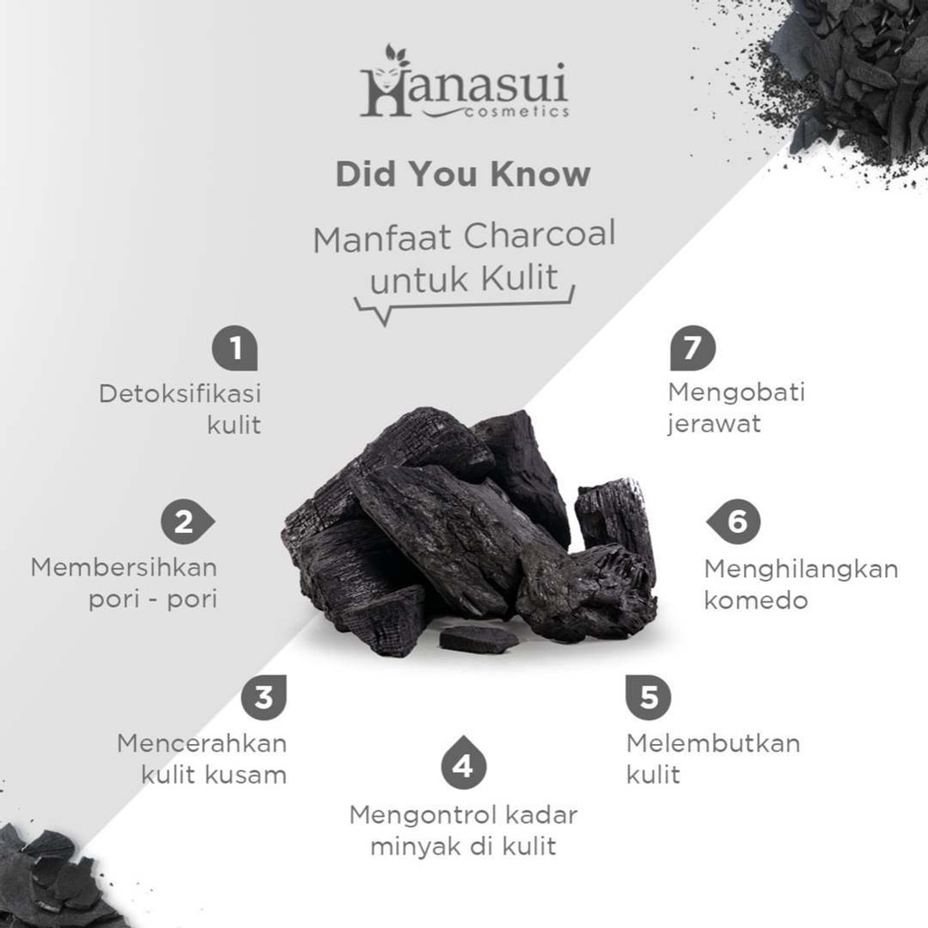 Hanasui Sabun Batang Charcoal