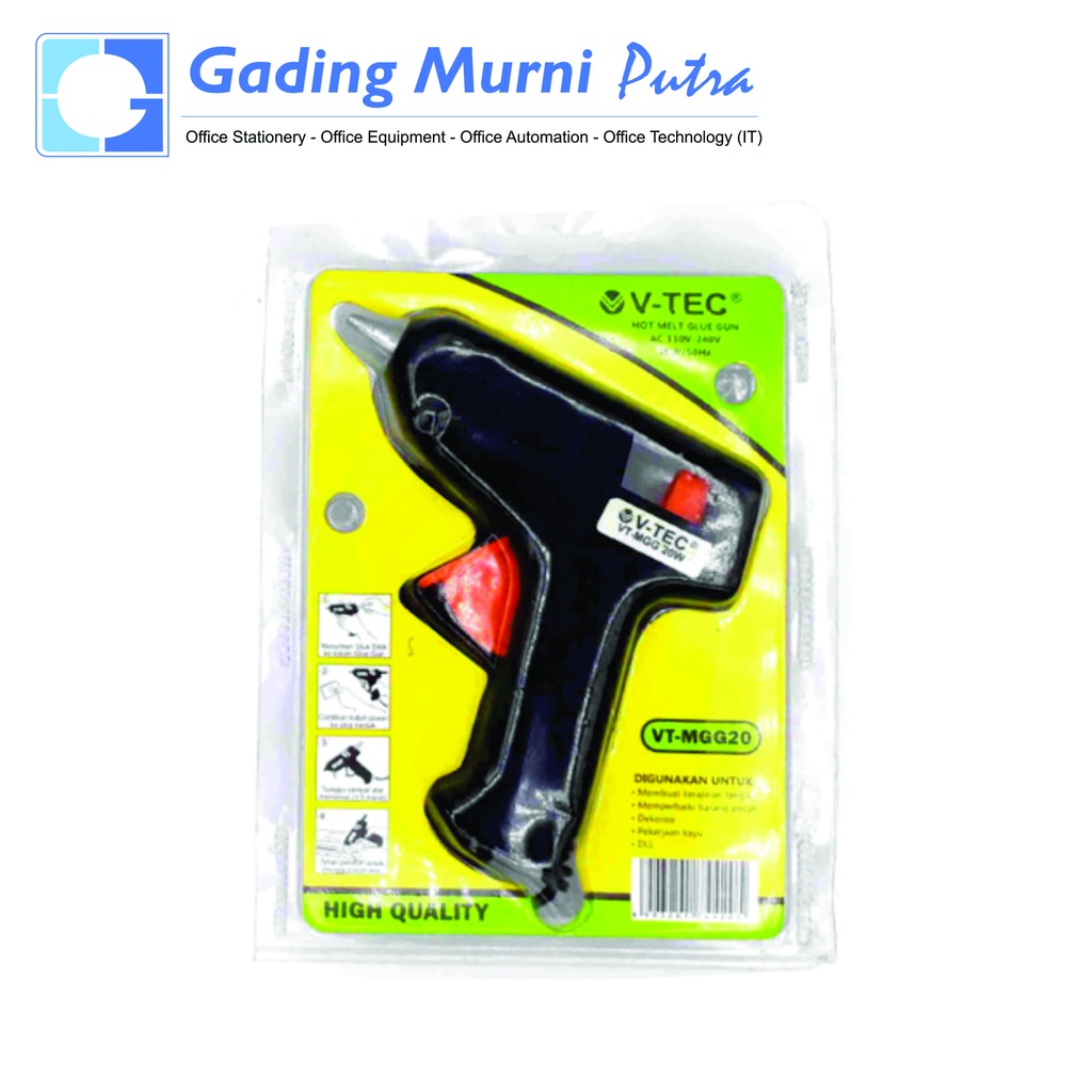 

Alat Lem tembak / Glue Gun Lem tembak Vtec VT-MGG 20 Kecil