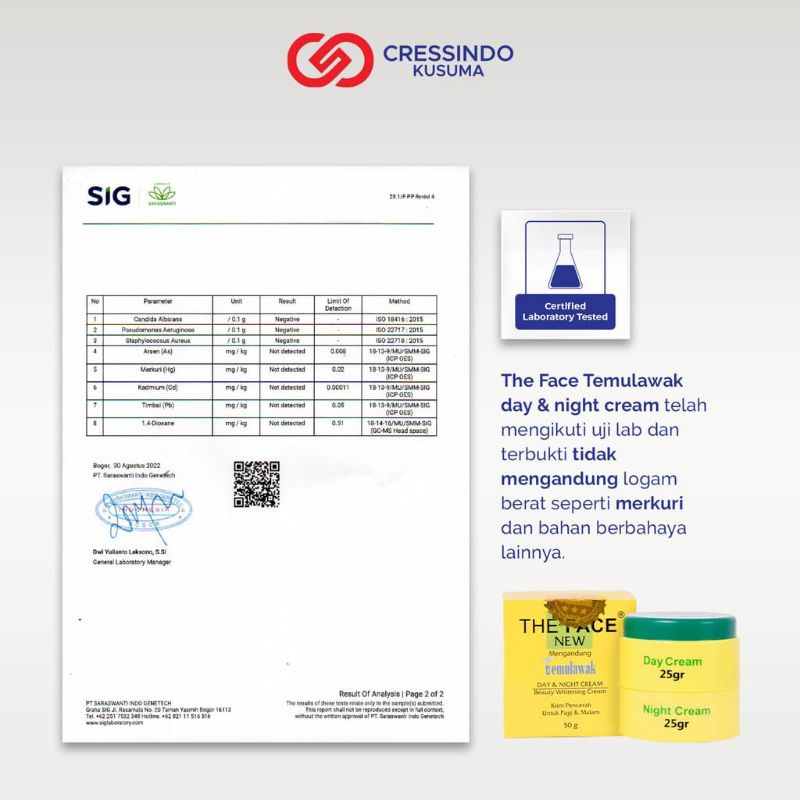 The Face Paket Cream Temulawak // Original//BPOM// Temulawak Original BPOM// Paket Wajah Temulawak//
