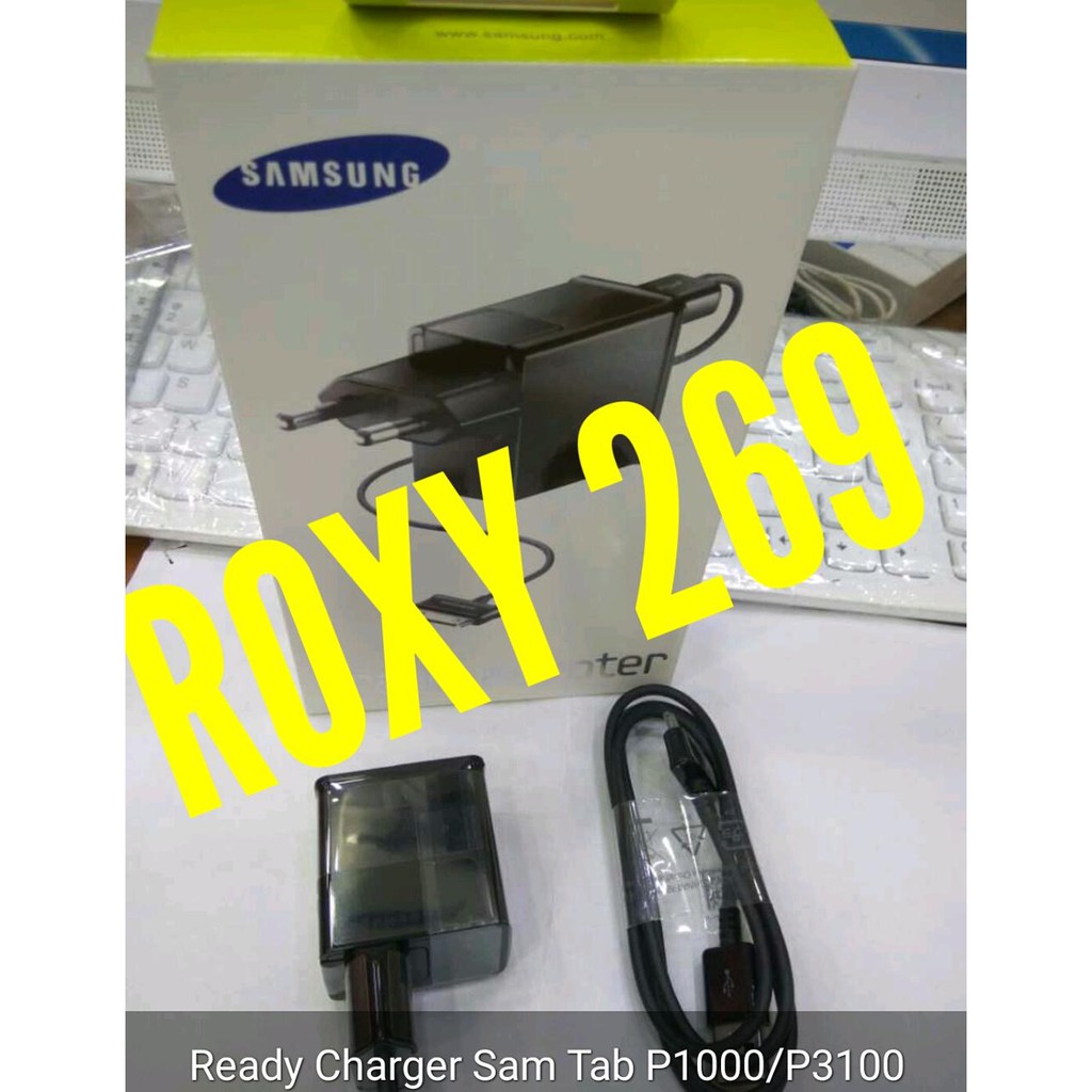 Carger Charger Tab Ori New HP Samsung Tablet P1000 P3100 Cas Casan Handphone Samsung Tab 1 Tab1 Tab2