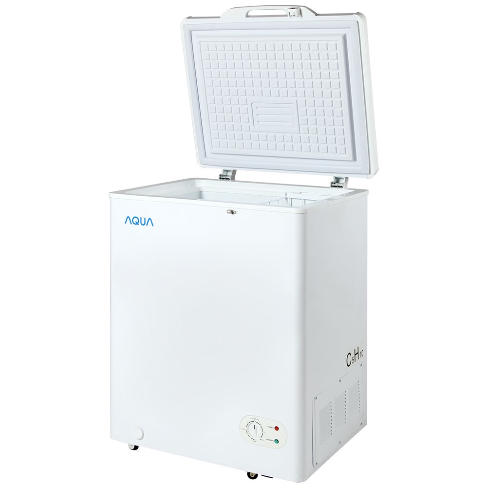 Chest Freezer AQUA AQF-100(W) / Freezer Box AQUA 100 Liter AQF100 / AQF100W