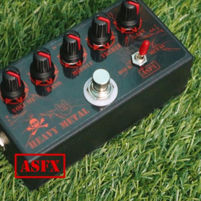 Terbaru  Efek gitar Heavy Metal Distortion ASFX murah guitar pedal stompbox metal zone distorsi AS E