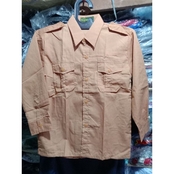 BAJU PRAMUKA/BAJU MERK KARMILA/BAJU LENGAN PANJANG/SERAGAM SEKOLAH