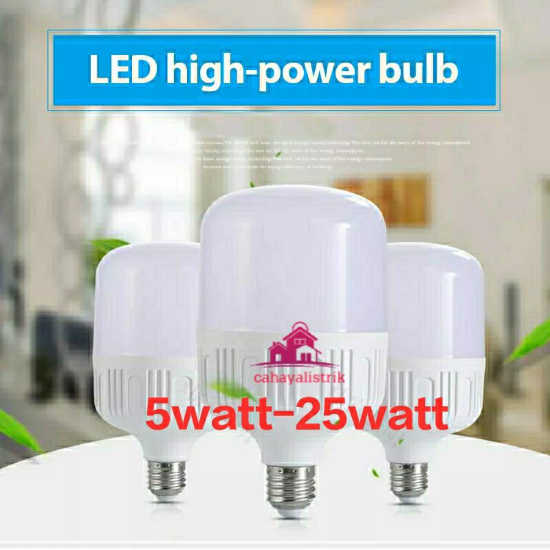 Lampu LED 5W 10W 20W 30W Bulb Jumbo Tabung 30W Kapsul Super Terang Putih