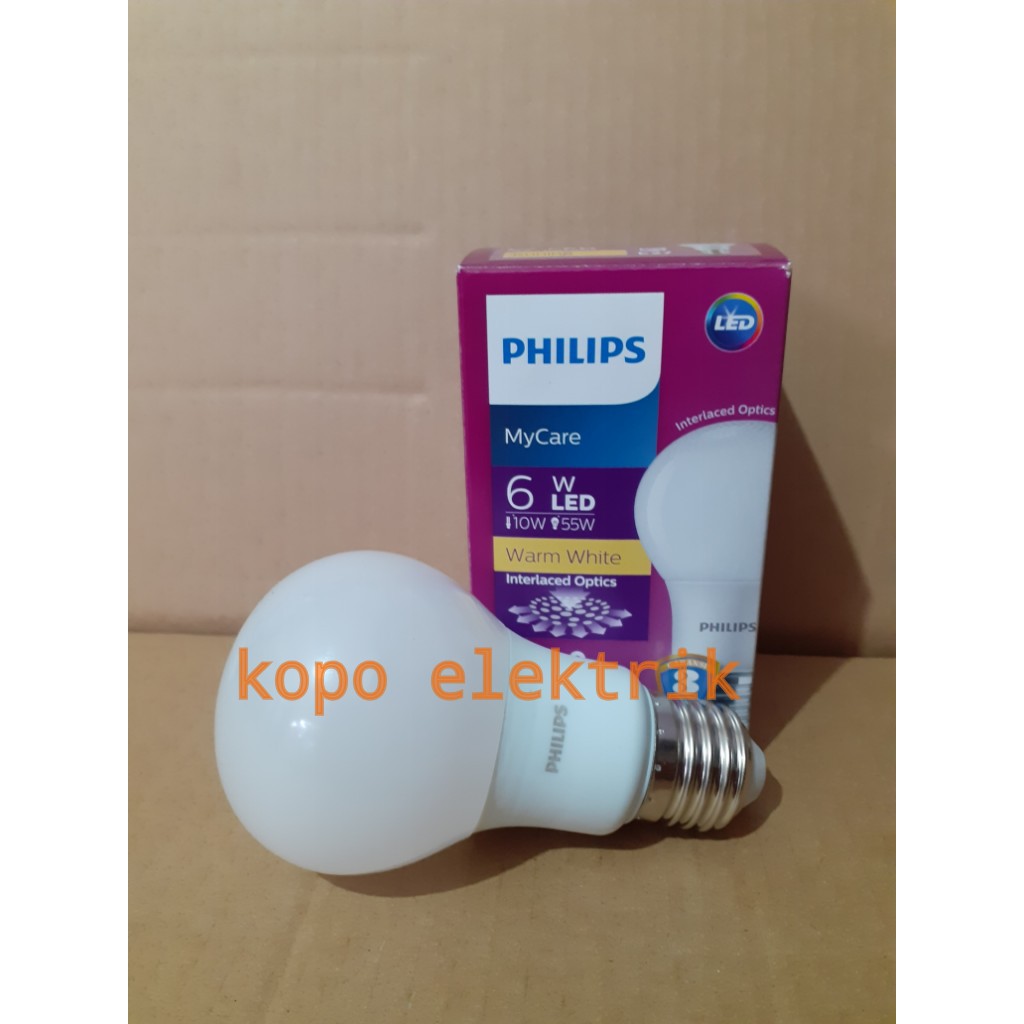 Lampu Led Philips 6w ( 6 watt )