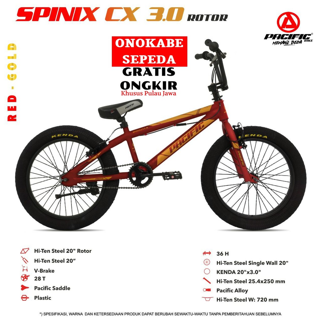 BMX 20 PACIFIC SPINIX CX 3.0 ROTOR