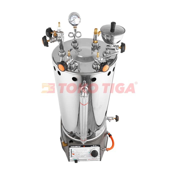 Setrika Uap - Steam Boiler Laundry Otomatis 35 Liter NAGAMOTO GB-38M