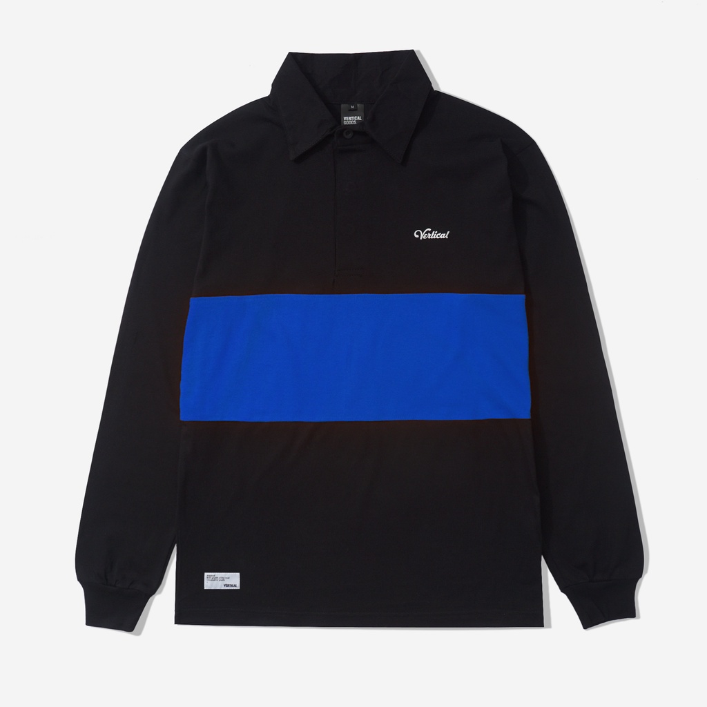 Verticalgoods - Rugby Shirt Oversize - Rhude Black Blue