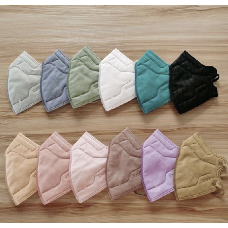 RECOMENDED KN95 SHUMU PRO 5D 6 Ply Single Pack KEMENKES 1 Pack isi 10 pcs Earloop mask free hijab strip