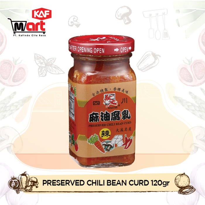 

Gg01Hh Preserved Chili Bean Curd 120G Ds01Gkk