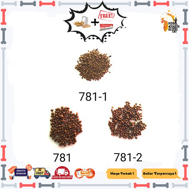Pelet Ikan HI PRO VITE 1KG pelet 781, 781-1 , 781-2