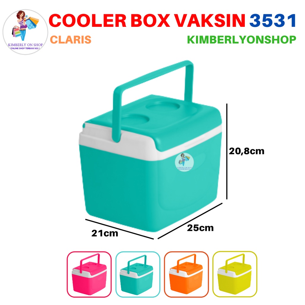 Cooler Box Vaksin vaccine cool box vaksin 5,5 Liter 3531 Claris