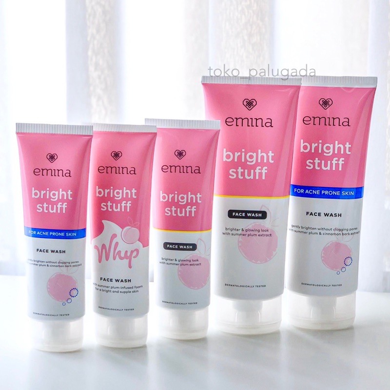 ✅ [BISA COD - HARGA SATUAN] Emina Bright Stuff Face Scrub Emina Serum 7,5ml Toner Face Wash Emina Bright Stuff Exfoliating Toner Emina Bright Stuff New Formula