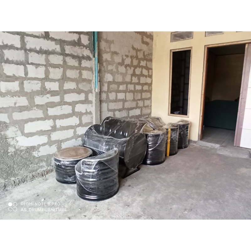kursi cafe dan meja cafe drum custom