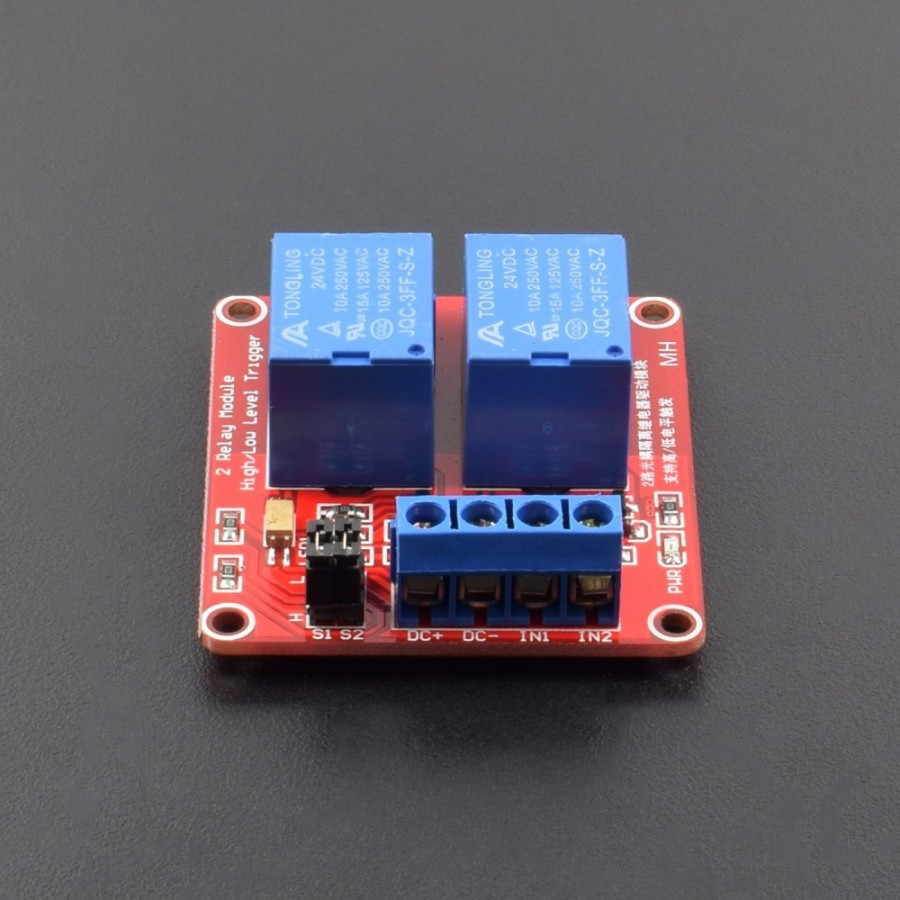 Relay module optocoupler isolation 2 channel (1509)