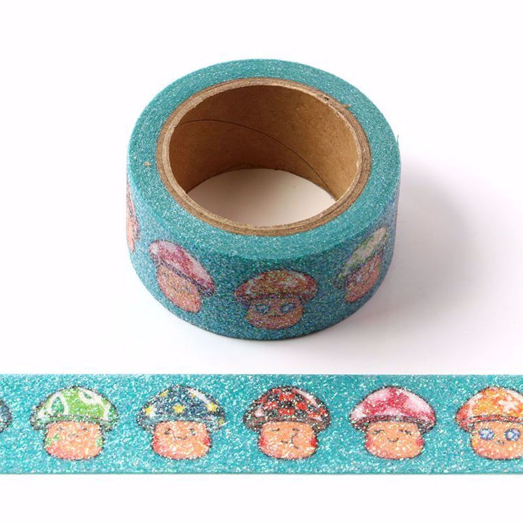 

Washi tape glitter Jamur