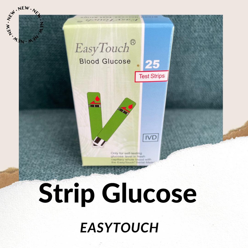 Strip easy touch gula darah / glucose isi 25