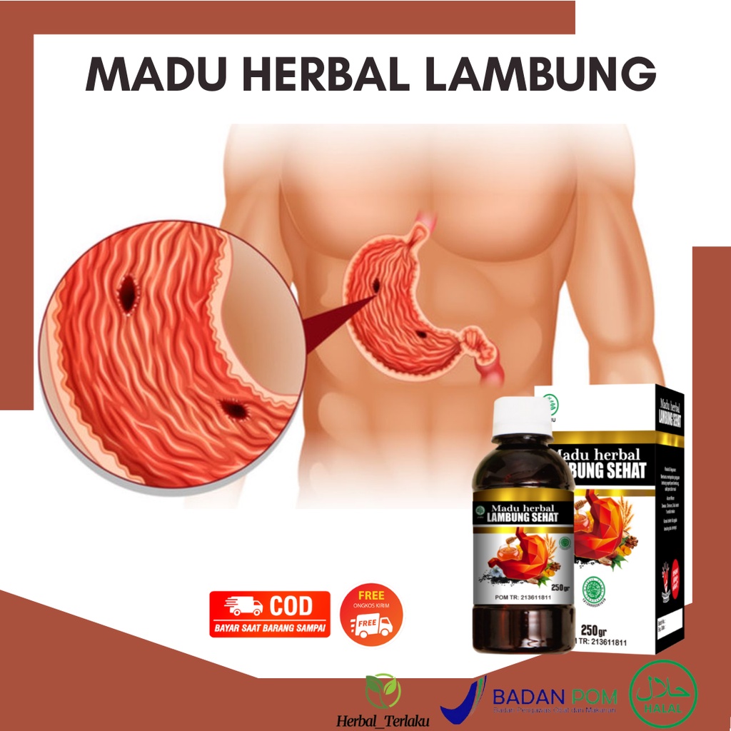 

Madu Herbal Lambung Sehat Khusus Obat Sakit Lambung, Nyeri Lambung, Maag, Nyeri Tukak Lambung, Sering Mual, Muntah, Sendawa, Perut Kembung, Gangguan Pencernaan Atasi Dengan Madu Sehat Lambung 100% Original Madu Alami