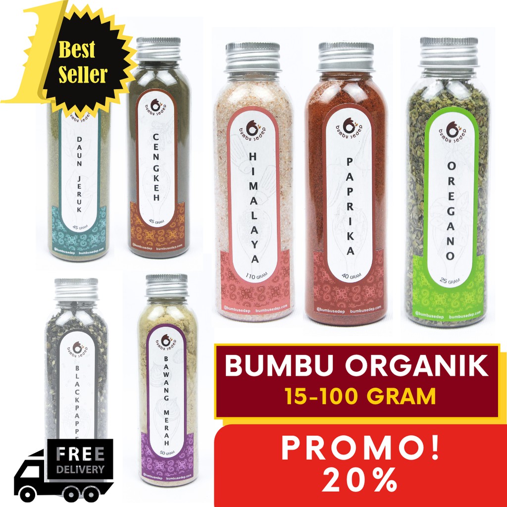 

Bumbu Organik - Bumbu Kering NON MSG Huruf L-Z