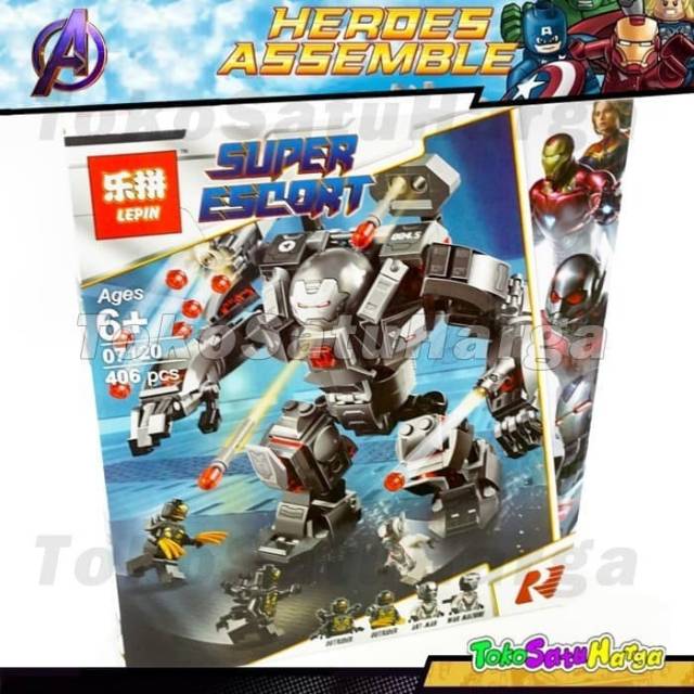 Mainan Bick Lepin 07120 War Machine Buster Compatible Lego 76125