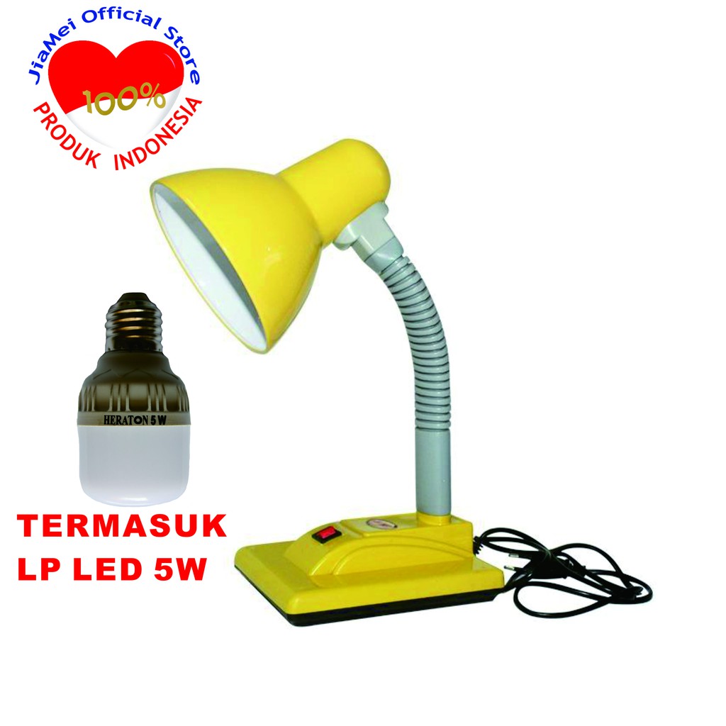 LAMPU MEJA BELAJAR / LAMPU BACA JM-810 + LED 5WATT JIAMEI