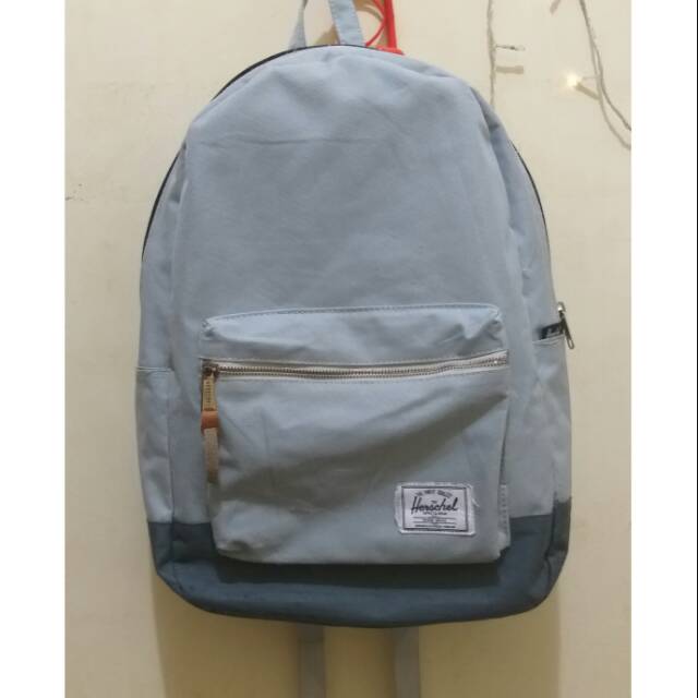 Tas ransel Herschel backpack grey second preloved vintage