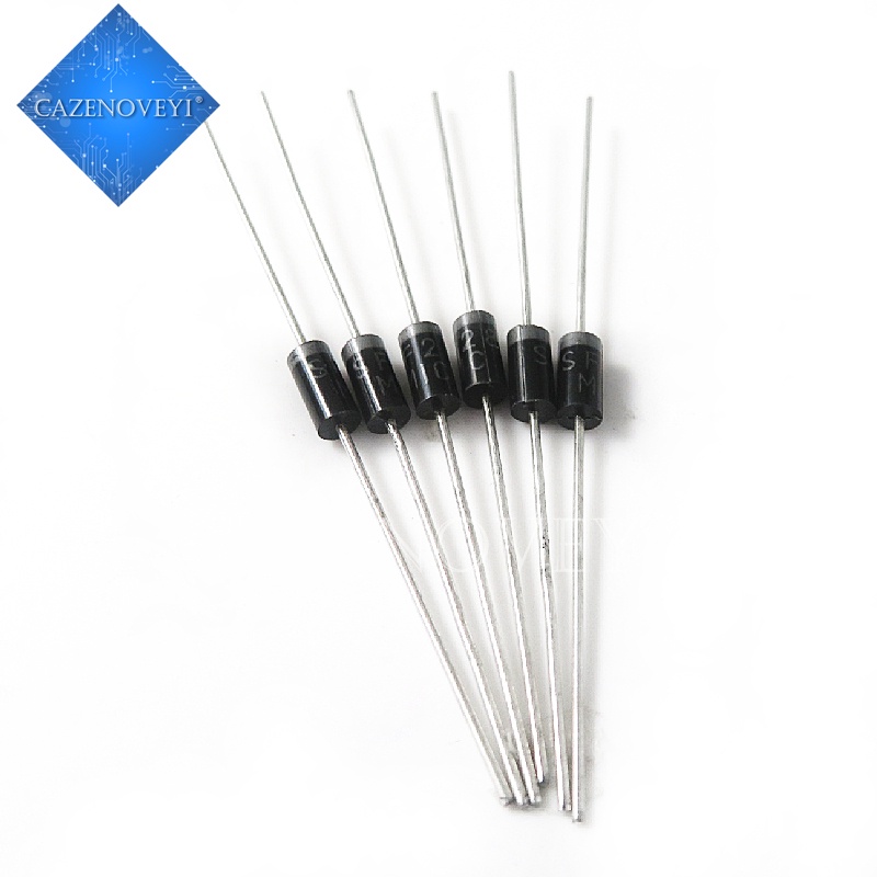 100pcs / lot SF28 Rectifier Diode 2A 600V DO-15