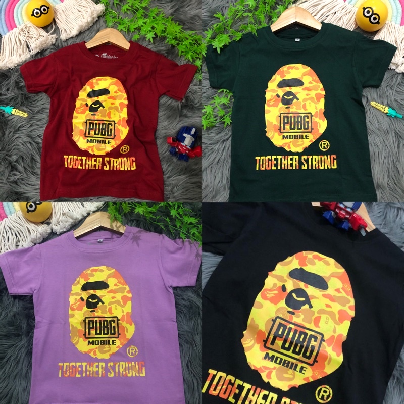 KAOS BAPE PUBG ANAK | BAJU DISTRO ANAk
