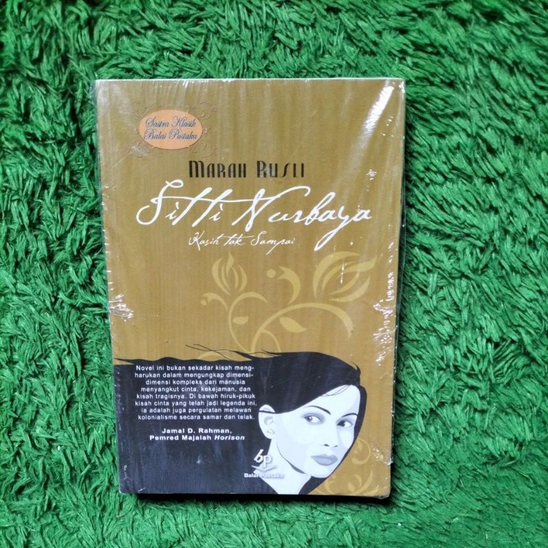 BUKU NOVEL SASTRA SITTI NURBAYA SITI