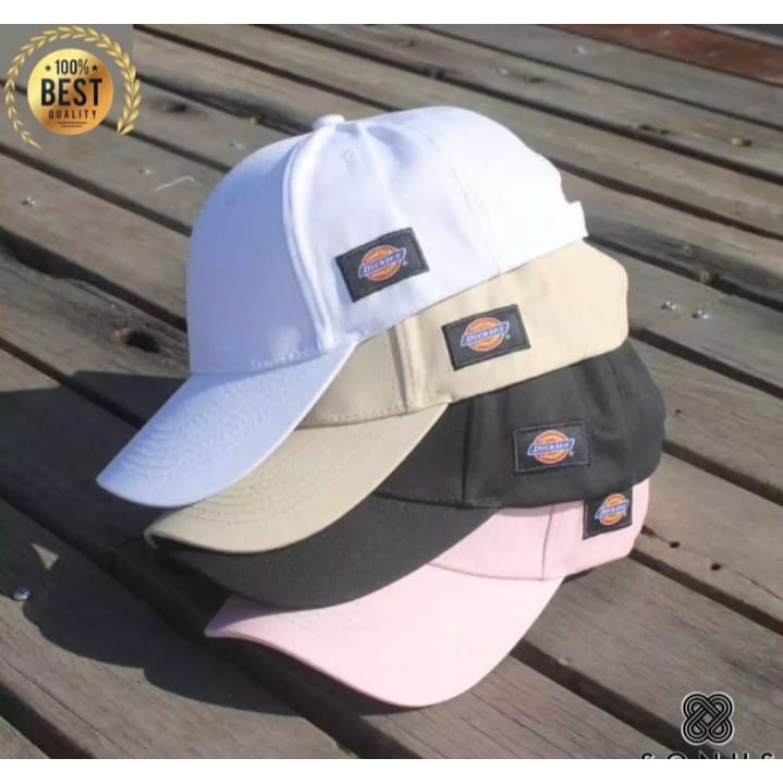 Topi baseball twill distro Dickies Gaya terbaru Buat Pria/Wanita Bayar Ditempat