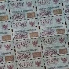 

[PRODUK ATSQ7] Materai 6000 Tahun 2010 2011 2012 2013 2014 2015 Matrai Tempel Lama Asli Original Pos RPQ