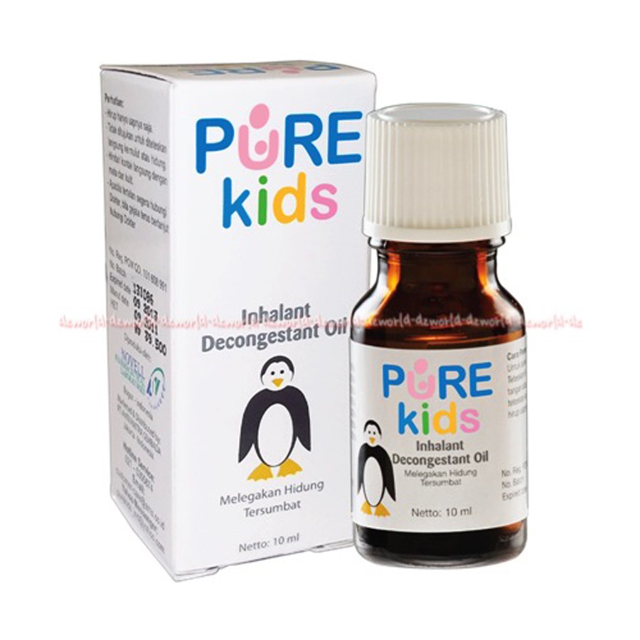 Pure Kids 10ml Inhalant Decongestant Oil Obat hidung mampet anak Purekids Pure Kid