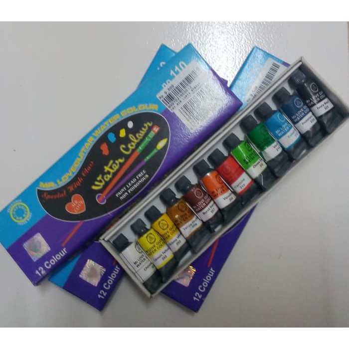

WATER COLOUR GUITAR 12 WARNA CAT AIR LUKIS MURAH