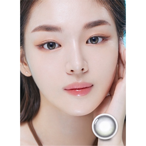 softlens eyelighter glowy ash gray brown black softlens original korea PUSBEL KOREAN