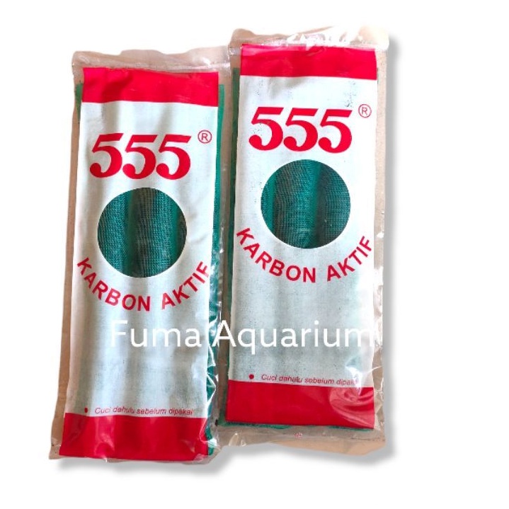 KARBON AKTIF PANJANG 30cm 555 MEDIA FILTERISASI AIR AKUARIUM KOLAM