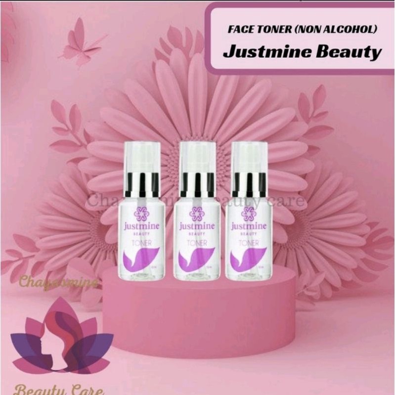 TONER JUSTMINE BEAUTY SKINCARE BPOM NON ALCOHOL 70 ML JUSTMINE BEAUTY SKINCARE ORIGINAL