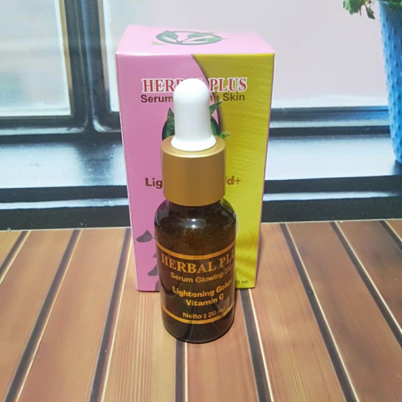 Serum Herbal Plus Glowing Skin Lightening Gold+Vitamin C