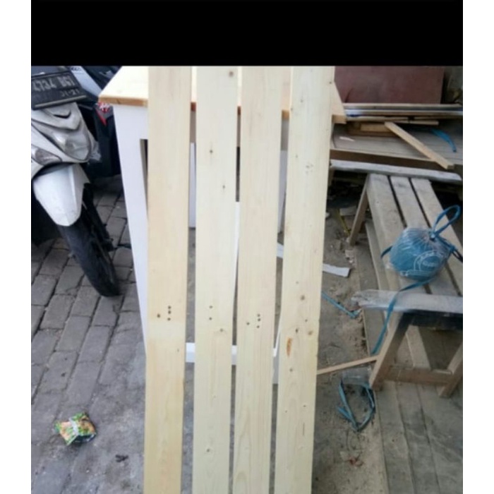 Papan Kayu Jati belanda 150x9x2 amplas